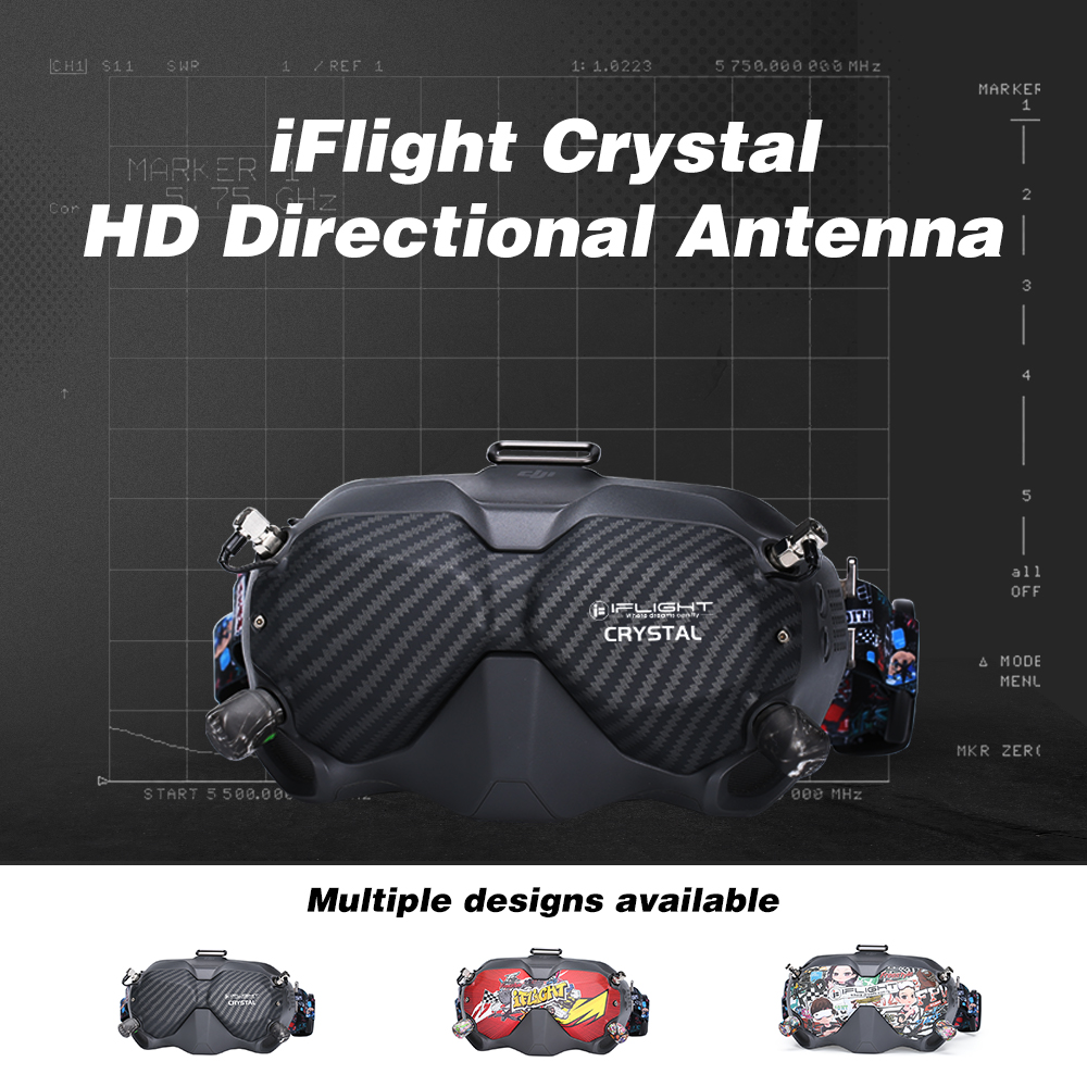 おしゃれDji Goggles V1 1200mW+iflight crystal ホビーラジコン