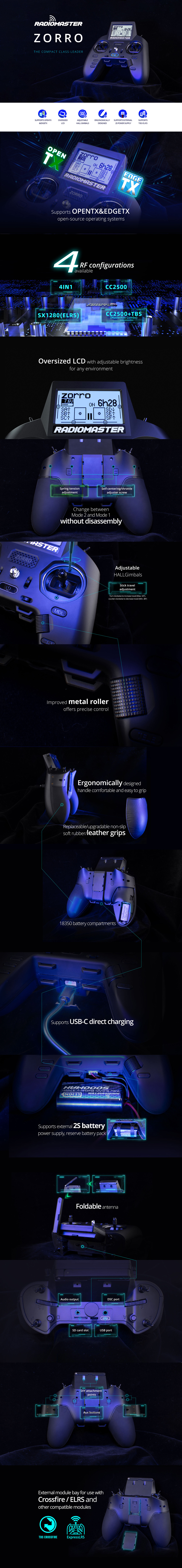 RadioMaster Zorro Transmitter (4in1) - Rotor Village