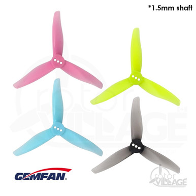 Gemfan Hurricane 3016-3 (2CW+2CCW) - 1.5MM Hub - Rotor Village