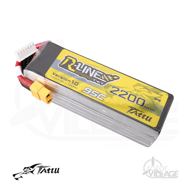 Tattu R-Line 2200mAh 6S 95C Lipo XT60 - Rotor Village