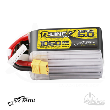 Tattu R-Line V5.0 1050mAh 8S 150C XT60 - Rotor Village