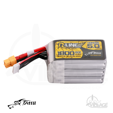 Tattu R-Line V5.0 1800mAh 6S 150C XT60 - Rotor Village