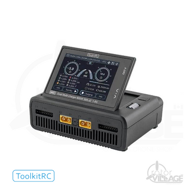 ToolkitRC M8D デュアルチャージャー 1600W 使用少 ToolkitRC M8D 1600W 2ch DC Charger - Rotor Village