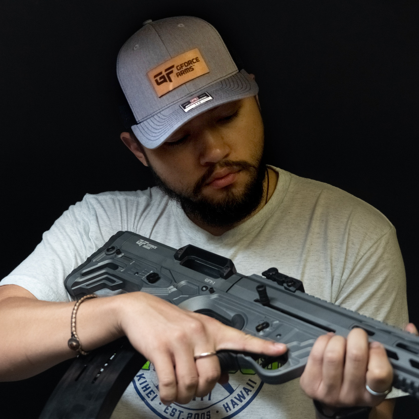 Light Grey Logo Hat - GForce Arms