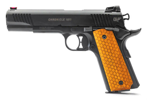Chronicle 1911 Laser Engraved Wooden Grip - Honeycomb Pattern