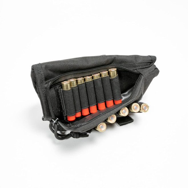 Stock Ammo Holder and Zippered Pouch