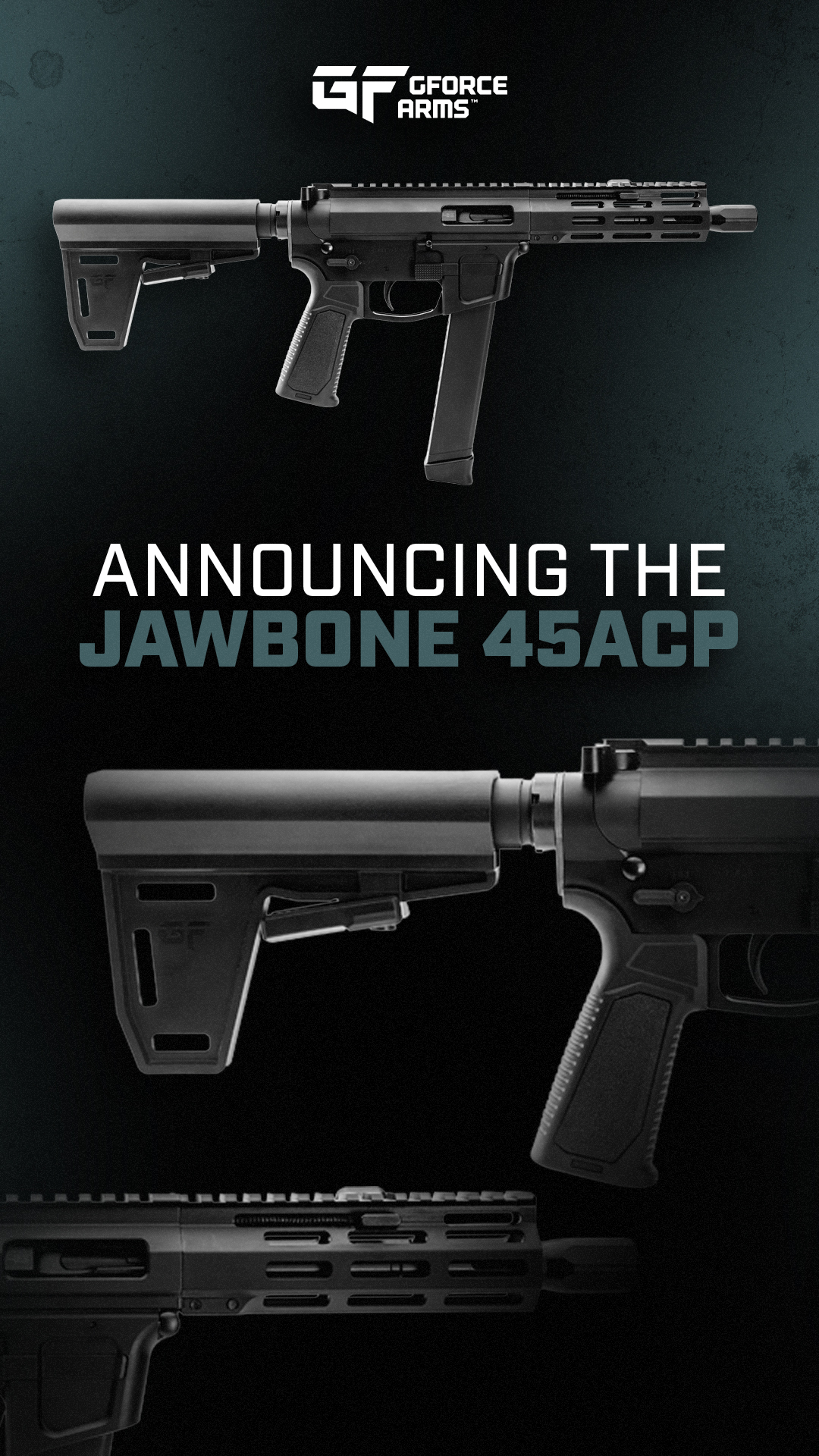 GForce Arms Announces Jawbone 45ACP