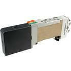 10-SQ2*31, 5 Port Solenoid Valve, Plug-in Uni-Lxs5