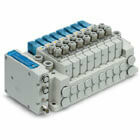 Manifold for EX260 Fieldbus System, Top Porte-L-SR