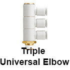 Triple Universal Male Elbow