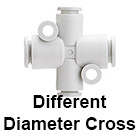 Different Diameter Cross