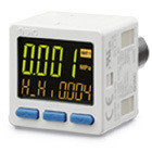 ZSE20C(F), Digital Vacuum Sensor, 3 Screen 2 -L-HI