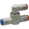 VR12*0F, Shuttle Valve with One-touch Fitting-L-Ec