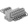 SS5YJ3, 3000 Series, Bar Stock Manifold, Flat-L-eL