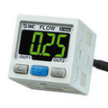 25A-PFM3, Digital Flow Monitor, 2-Color Displ-LhHt