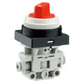 VM100F, 2/3 Port Mechanical Valve w/One-touch