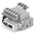 SS5Y3-42SA, 3000 Series, Base Mounted Manifol-L-vh