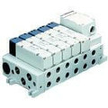 VV5Q41-T, 4000 Series, Base Mounted Manifold,-L-0e