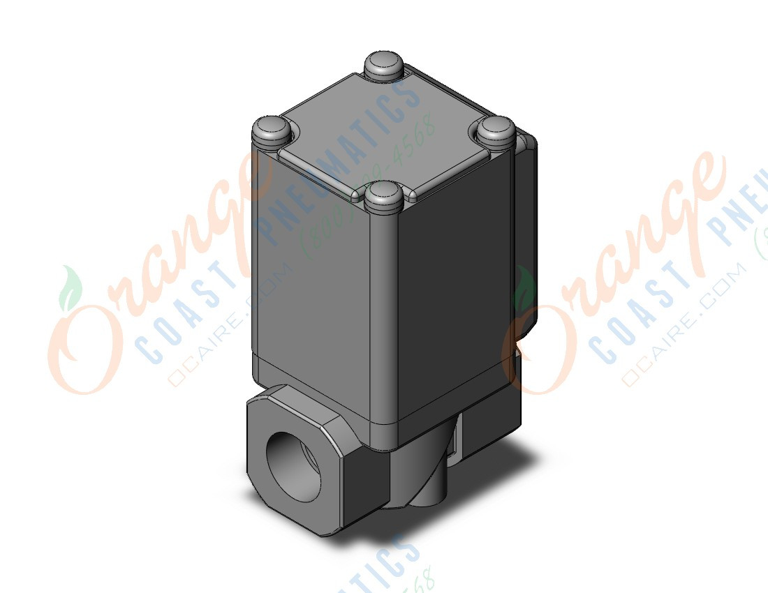 SMC VX220ACB solenoid valve for air, VX2 2-WAY MEDIA VALVE - Orange ...