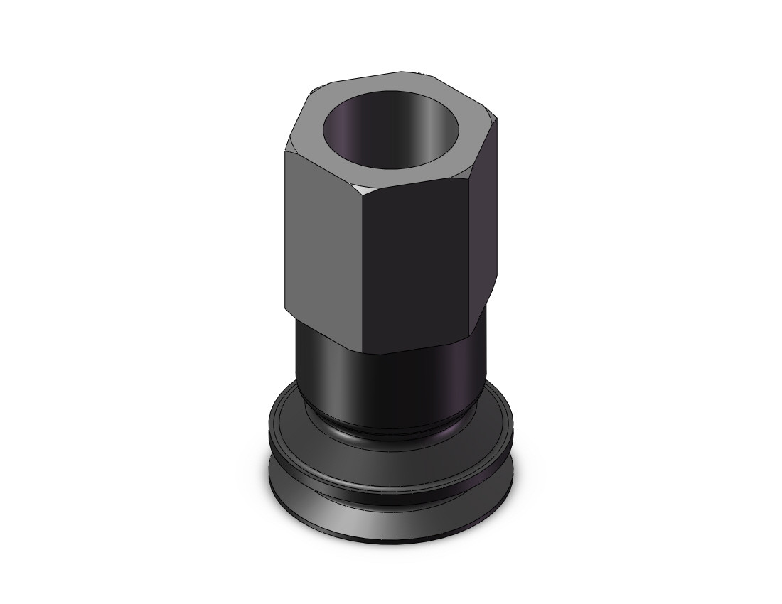 SMC ZP3T08BSB5 vertical vacuum inlet w/adaptr, ZP VACUUM PAD