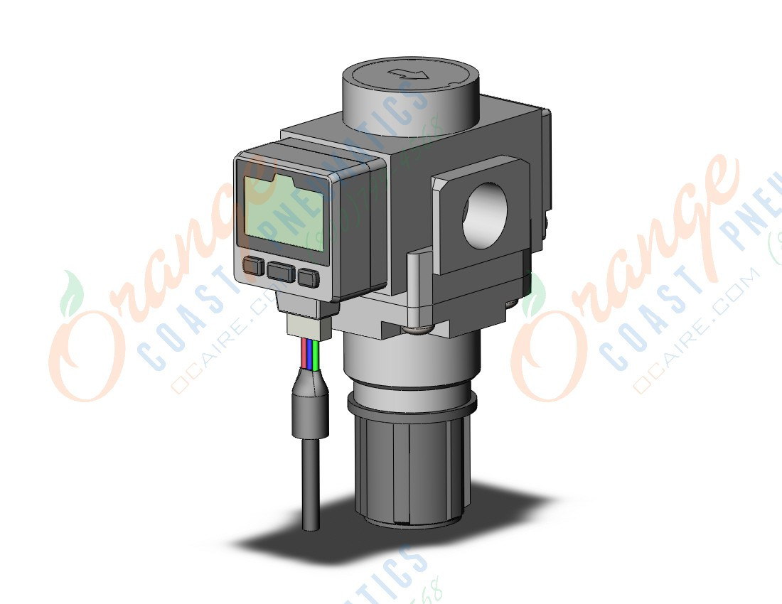 SMC AR20N02E3ZB regulator, AR MASS PRO Orange Coast Pneumatics