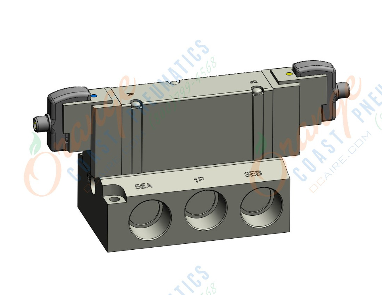 SMC SY92405WOZ04 5 port solenoid valve, 4/5 PORT SOLENOID VALVE