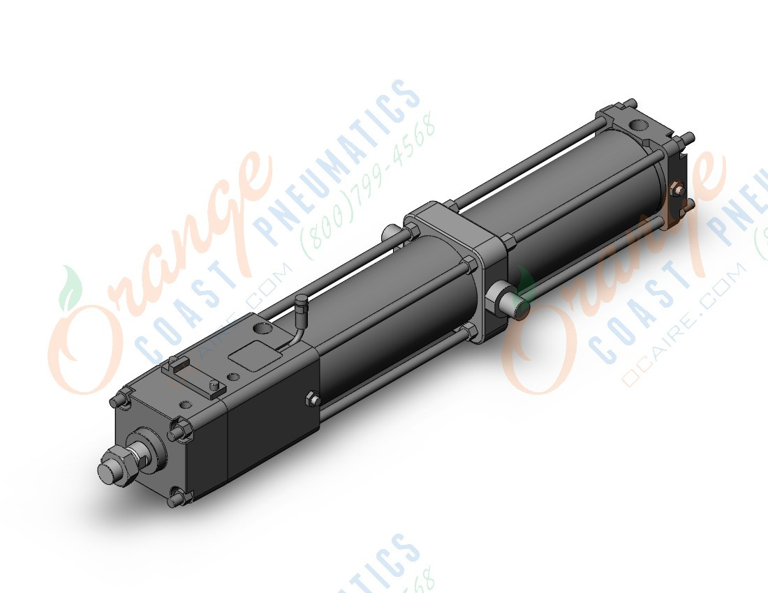 SMC CE2T100500 stroke reading cylinder with brake, STROKE READING