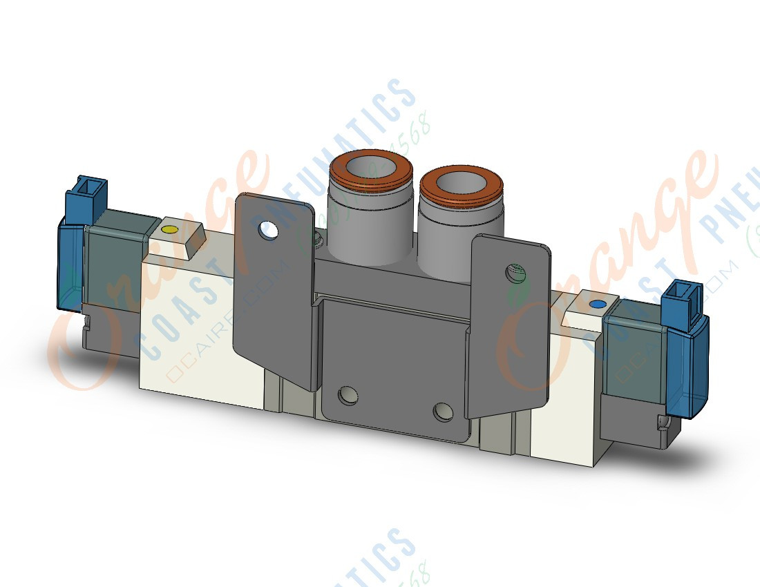 SMC SY7320-5MOZ-C10-F2 5 port solenoid valve, 4/5 PORT SOLENOID VALVE ...