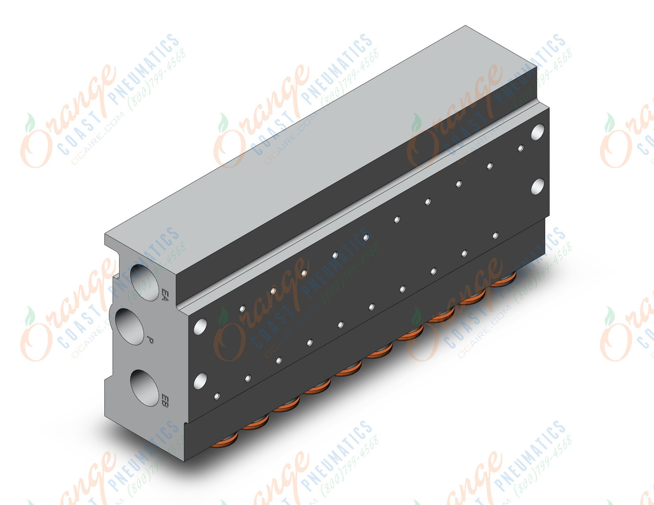 SMC SS5Y3-41-10-C6 mfld, base mt, sy3000 series, SS5Y3 MANIFOLD