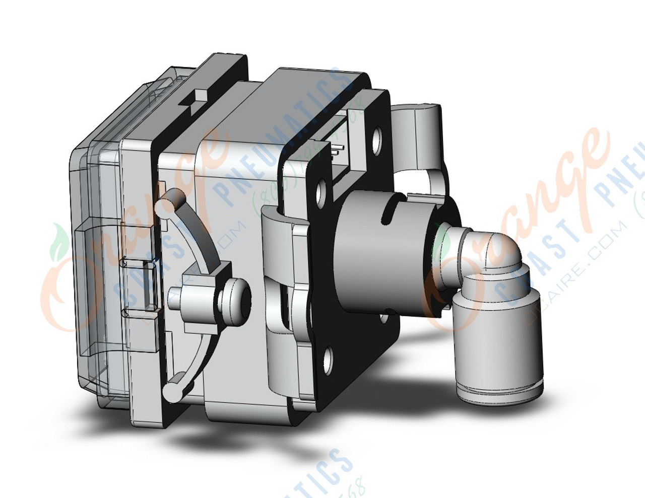 SMC ZSE30AFC6LPPD switch assembly, ZSE30 VACUUM SWITCH Orange Coast Pneumatics