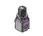 SMC IRV10A-C06 vacuum regulator, single side, IRV VACUUM REGULATOR