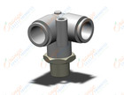 SMC KQ2D12-02AS fitting, delta union, KQ2 FITTING (sold in packages of 10; price is per piece)