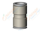 SMC KQ2H16-00A fitting, str union, KQ2 FITTING (sold in packages of 10; price is per piece)