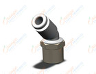 SMC KQ2K04-01AS fitting, 45 deg male elbow, KQ2 FITTING (sold in packages of 10; price is per piece)