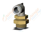 SMC KQ2LE12-00A fitting, bulkhead male elbow, KQ2 FITTING (sold in packages of 10; price is per piece)