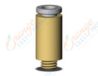 SMC KQ2S04-M5A fitting, hex hd male connector, KQ2 FITTING (sold in packages of 10; price is per piece)