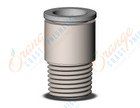 SMC KQ2S10-02NS fitting, hex hd male connector, KQ2 FITTING (sold in packages of 10; price is per piece)
