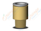 SMC KQ2S12-02AS fitting, hex hd male connector, KQ2 FITTING (sold in packages of 10; price is per piece)