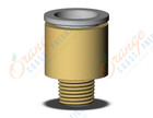 SMC KQ2S16-02AS fitting, hex hd male connector, KQ2 FITTING (sold in packages of 10; price is per piece)