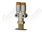 SMC KQ2U01-33AS fitting, branch y, KQ2 FITTING (sold in packages of 10; price is per piece)