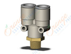 SMC KQ2U12-02AS fitting, branch y, KQ2 FITTING (sold in packages of 10; price is per piece)