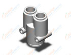 SMC KQ2U12-16A fitting, diff dia union y, KQ2 FITTING (sold in packages of 10; price is per piece)