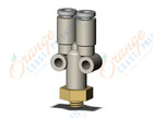 SMC KQ2U23-M5A fitting, branch y, KQ2 FITTING (sold in packages of 10; price is per piece)