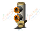 SMC KQ2VD11-36AS fitting, dble uni male elbow, KQ2 FITTING (sold in packages of 10; price is per piece)