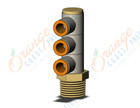 SMC KQ2VT09-37AS fitting, tple uni male elbow, KQ2 FITTING (sold in packages of 10; price is per piece)
