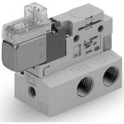 SMC VQZ1151-BLO1-01T valve, base mount (ac), VQZ1000 VALVE, SOL 4/5-PORT***