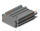 SMC MGPM50TN-125Z cyl, compact guide, slide brg, MGP COMPACT GUIDE CYLINDER