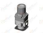 SMC ARG40K-04G1 regulator, gauge-handle, ARG REGULATOR W/PRESSURE GAUGE