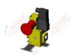 SMC AVL3000-03-5DZ valve, soft start w/lock-out, AVL SOFT START LOCK-OUT VALVE