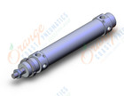 SMC C76E32-125C cyl, european, C75 ROUND BODY CYLINDER